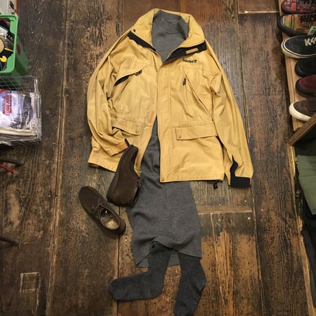 [USED] knit素材 リブワンピース