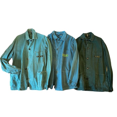 [USED] Euro VINTAGE work JKT GREEN  "C.K.K"