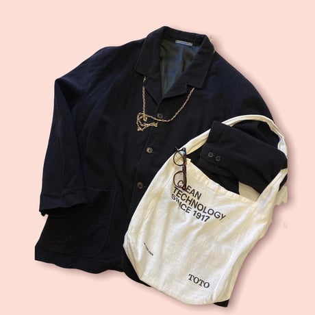 [USED] "KENZOオム"  BLACK コート🖤
