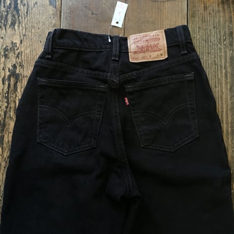 [USED] Levis512 ハイウエスト BLACK denim