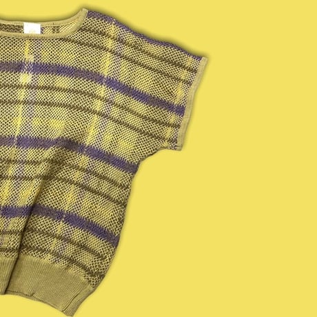 [USED] S/S かぎ編み サマーニット