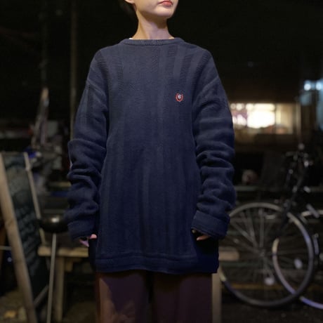[USED] "CHAPS RALPH LAUREN" COTTON KNIT！