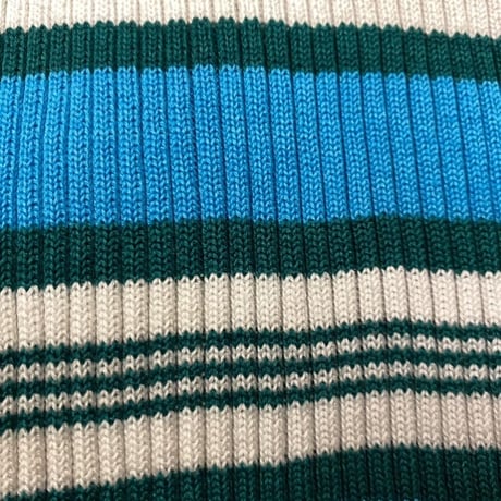 [USED] Euro 70's💙リブタートルニット