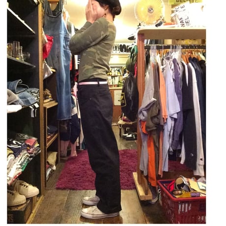 [USED]Dickies ブラックWORKパンツ
