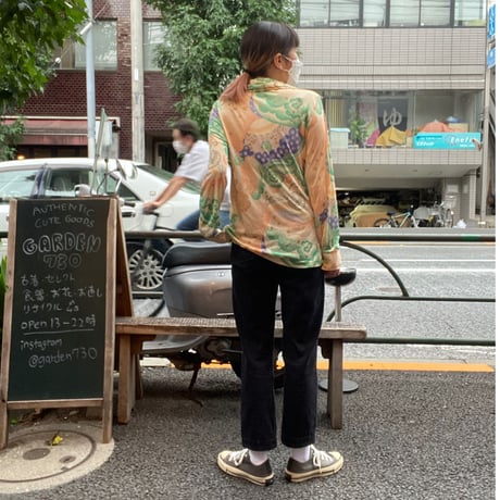 [USED]ピーターマックス風..サイケ柄シャツ