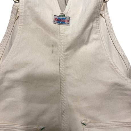[USED] vintage WHITE O/ALL short丈