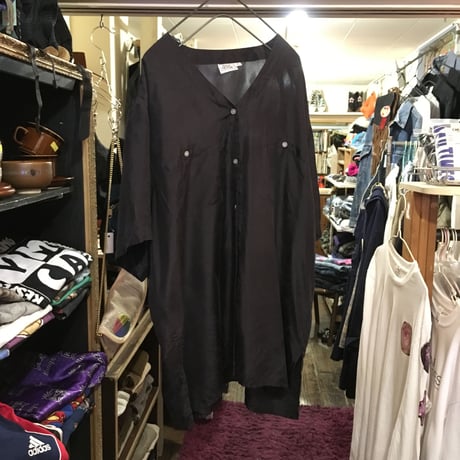 [SELECT] SILK ノーカラーshirt