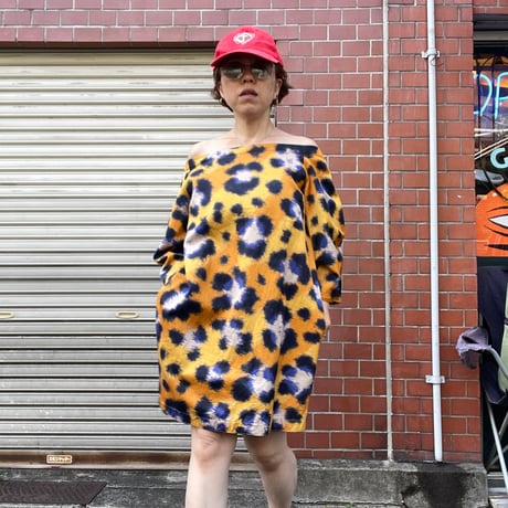 [USED] KENZOレオパードワンピース 🐆
