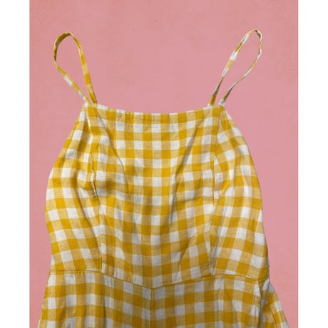[USED]OLD NAVY ギンガムチェックAll in one💛