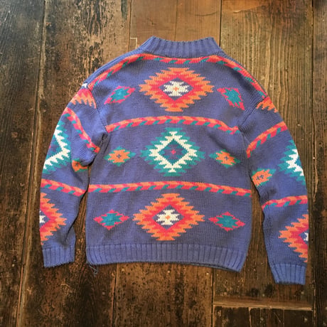 [USED] ネイティヴ柄ニット
