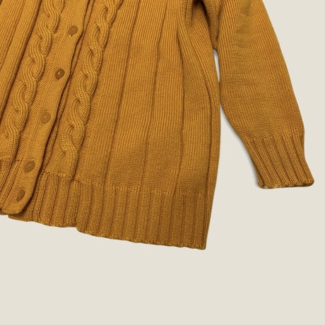 [USED] ORANGE ケーブルニットカーディガン🧡