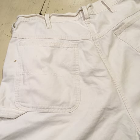 [USED] Vintage  COTTON ペインターパンツ WHITE