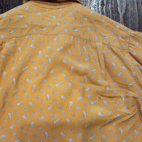 [USED] VINTAGE ペイズリー レーヨンシャツ