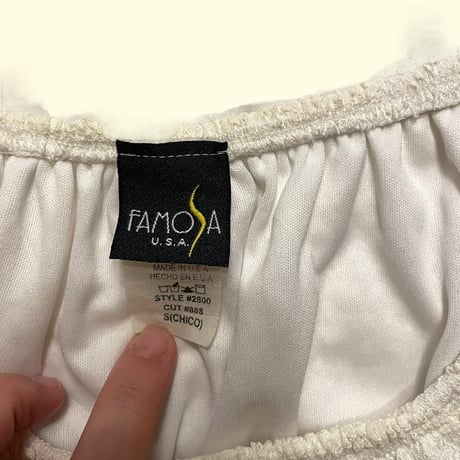 [USED]クロップド レースtops
