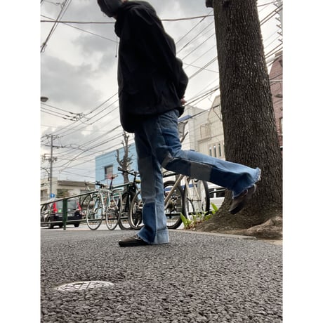 [USED] Levis 517 パッチワーク フレア DENIM