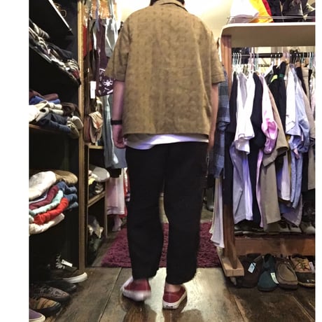 [USED] BLACK LINEN パンツ