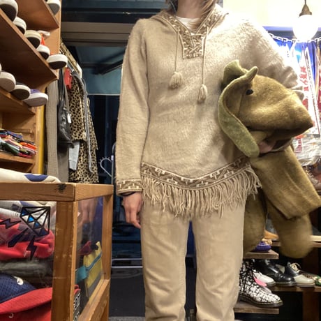 [USED] モヘア🦙フリンジ KNIT