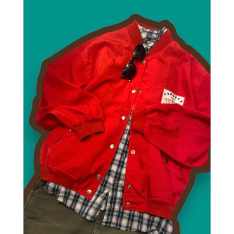 [USED] 80's CUTE❤️ NYLON JKT