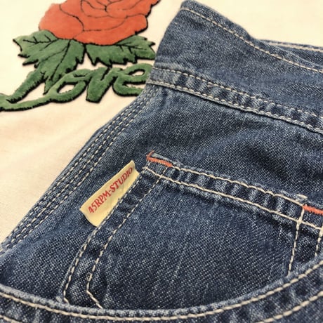 [USED] 90's OLD 45RPM  PAINTER PANTS