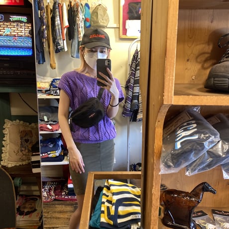 [USED] "American Apparel" KHAKIタイトスカート♡