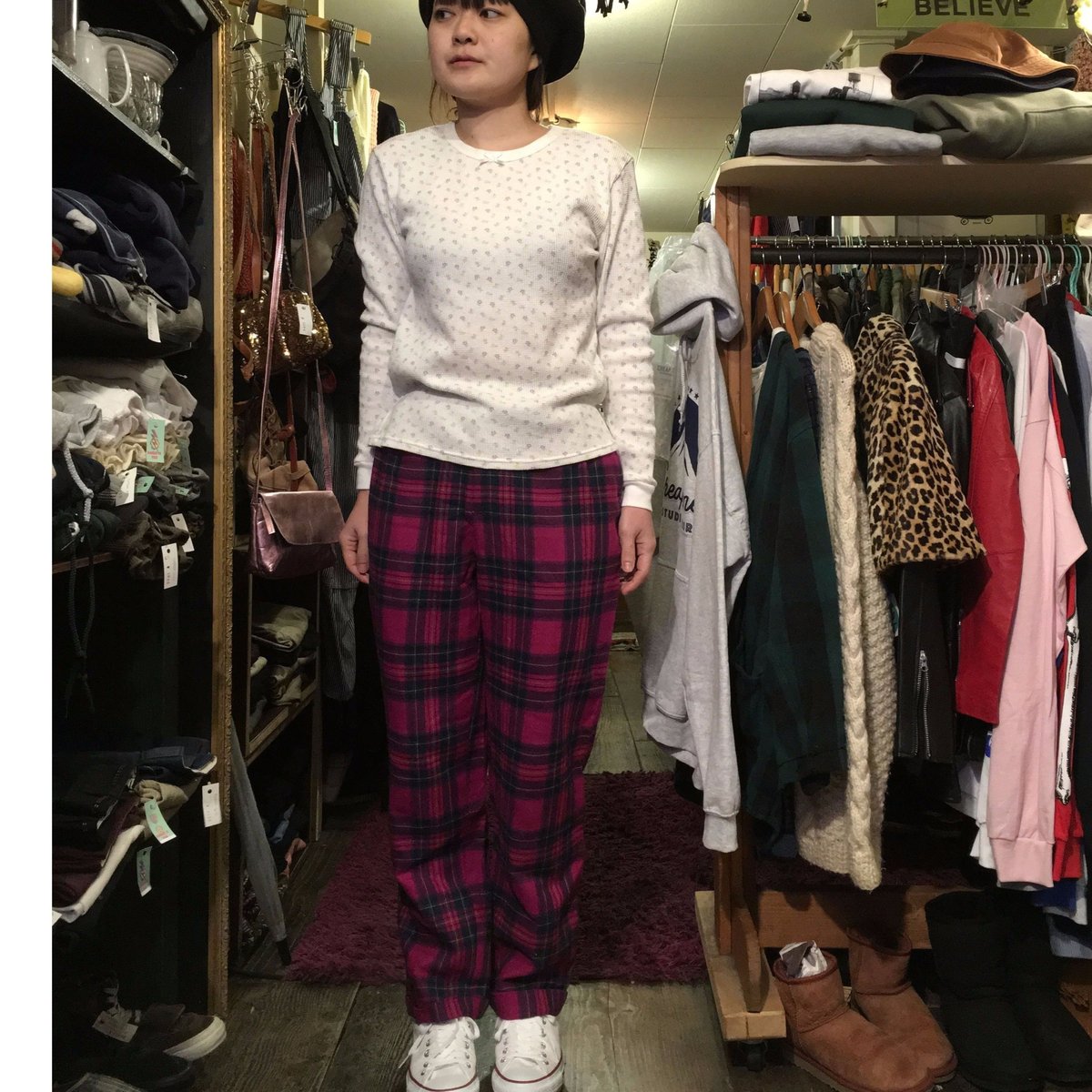 USED] VINTAGE 小花柄サーマル | garden730