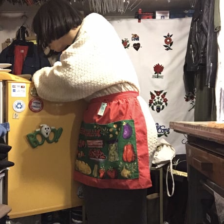 [USED] VINTAGE！SCHASCHLIKバーベキューエプロン