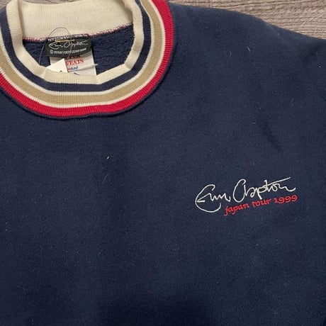 [USED] Eric Clapton 1999 japan tour 襟付きsweat