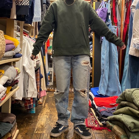 [USED] Levi's 501 赤耳ダメージDENIM