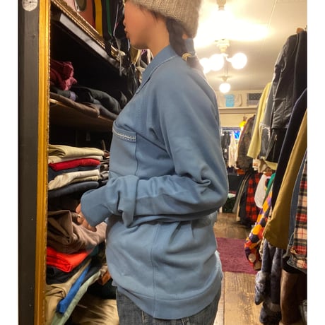 [USED] "PURITAN" VINTAGE blue knit