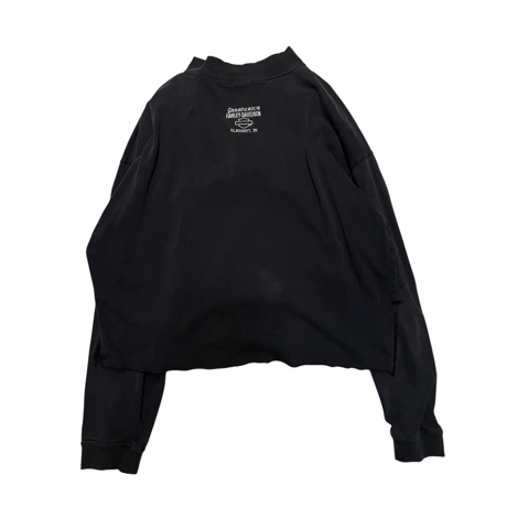 [USED] HARLEY DAVIDSON "BORO" モックネック L/S Tee