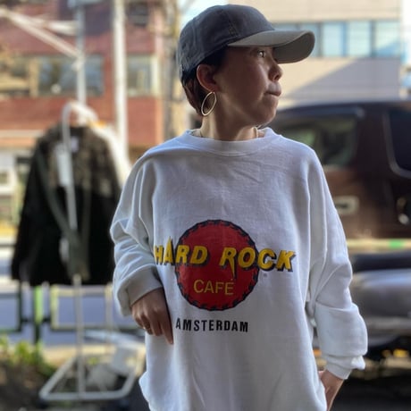 [USED]Vintage HARD ROCK CAFE print SWEAT