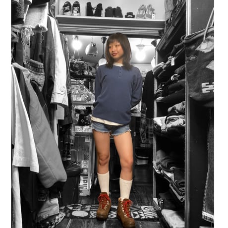 [USED]Dickies ネイビーサーマル