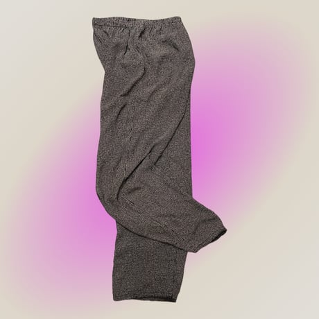 [USED] black dot レーヨン パンツ