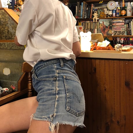 [USED] LEVIS BIG "E”! CUTOFF DENIM / W28