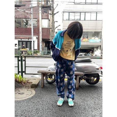 [USED] 総柄 パジャマパンツ
