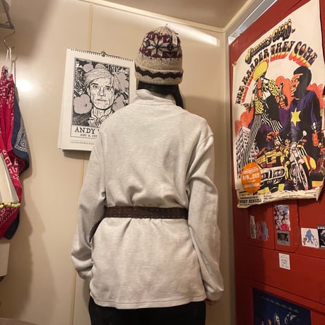 [USED] ハーフジップ BIG SIZE リブトップス