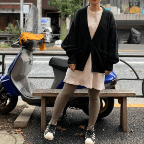[USED] ゆるっとブラックカーディガン