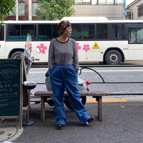 [USED] EURO ストレッチ ボーダーロンTee