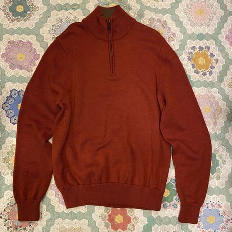 [USED] "Brooks Brothers" ハーフZIPニット！