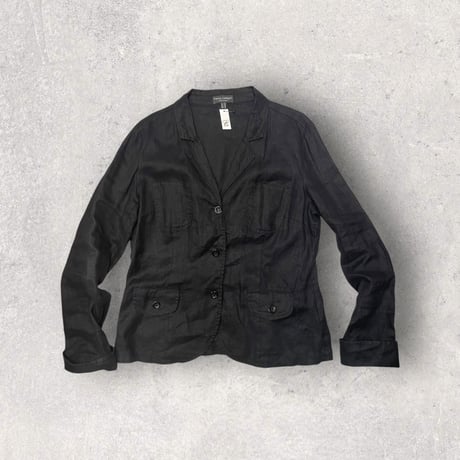 [USED] 100% LINEN JACKET ♡ JKT