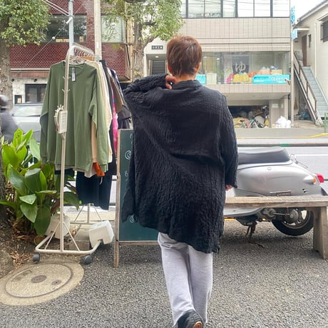 [USED] BLKシフォンシャツ🖤