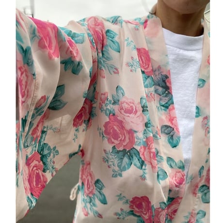 [USED] 花柄シースルーガウン  🌹