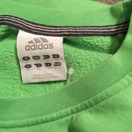[USED] adidas 鮮やかYellowグリーン SWEAT