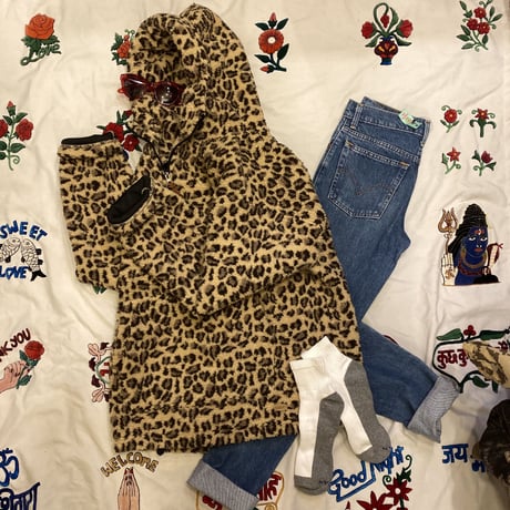 [Naughty]  HEAVY FLEECE H-ZIP HOODIE