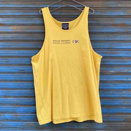 [USED] OLD "POLO SPORT"タンクトップ yellow