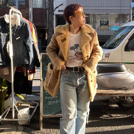[USED] Schott VINTAGE ムートンJKT