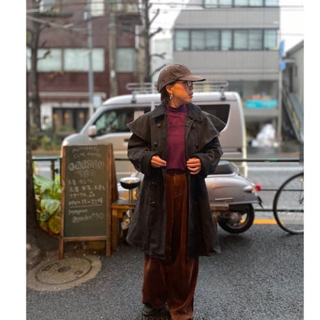 [USED] vintage ケープ付きコート