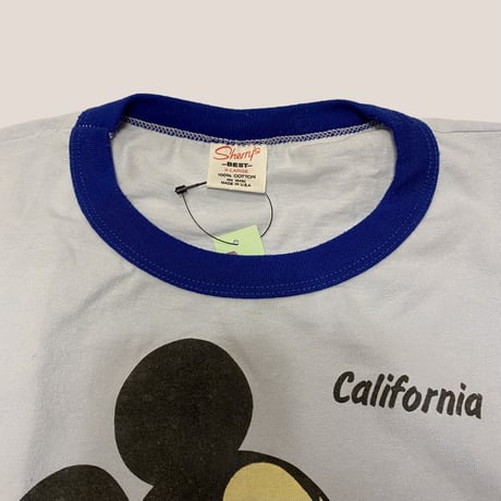 [USED] made in U.S.A. Mickey トリムTee💙