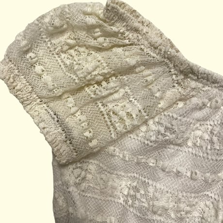 [USED]クロップド レースtops