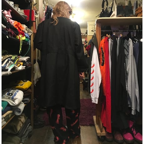 [USED] BLACK 巻きガウン